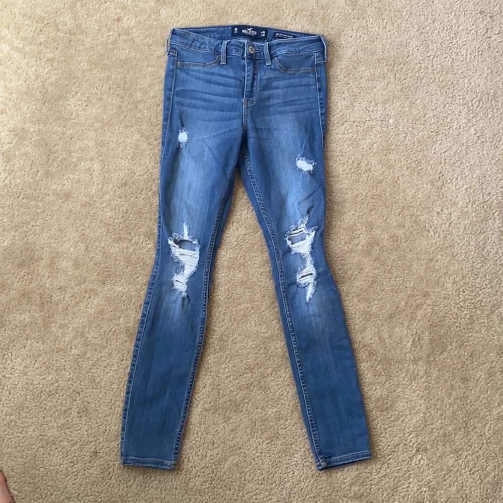 Hollister ripped jeans